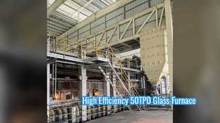Giải pháp lò nung thủy tinh công nghiệp 50TPD hiệu quả