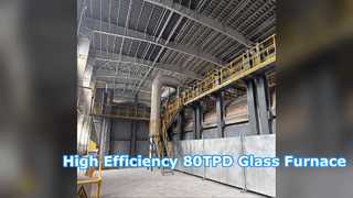 Giải pháp hệ thống lò nấu chảy thủy tinh công nghiệp 80TPD
