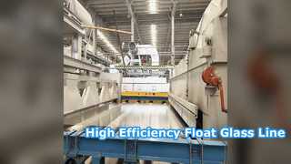 Dây chuyền sản xuất kính nổi 350 TPD Hệ thống hiệu suất cao