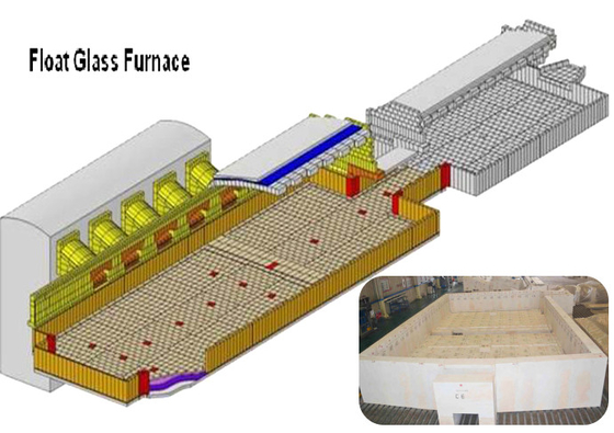 Mua Tùy chỉnh 300 TPD Cross Fireed Furnace Capacity Float Glass online manufacture