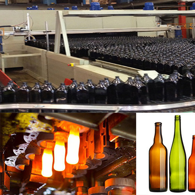 Mua Đường dây sản xuất chai thủy tinh thiết kế mới nhất Amber Green Clear Container Glass online manufacture