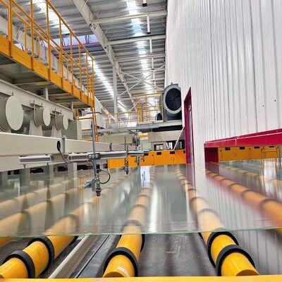 Mua Dây chuyền sản xuất kính nổi 150 TPD với bể thiếc chính xác và quá trình ủ tự động Lehr online manufacture