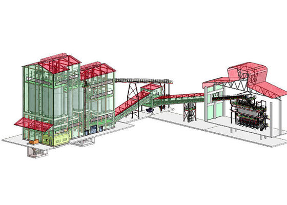 Mua Nhà máy sản xuất mẻ kính 200tpd tự động bằng thép nhẹ Silica Sand online manufacture
